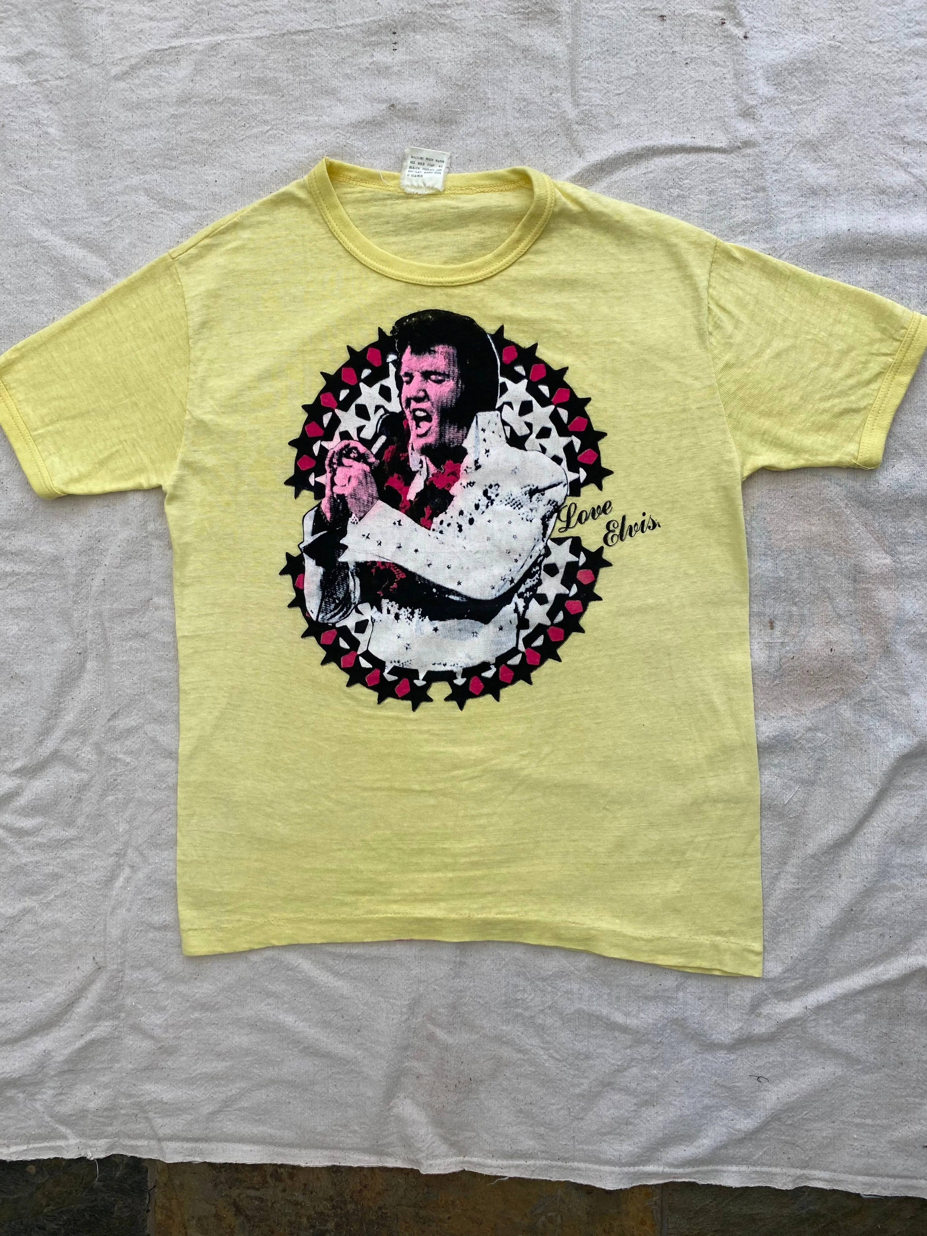 1970s Love Elvis t shirt #1