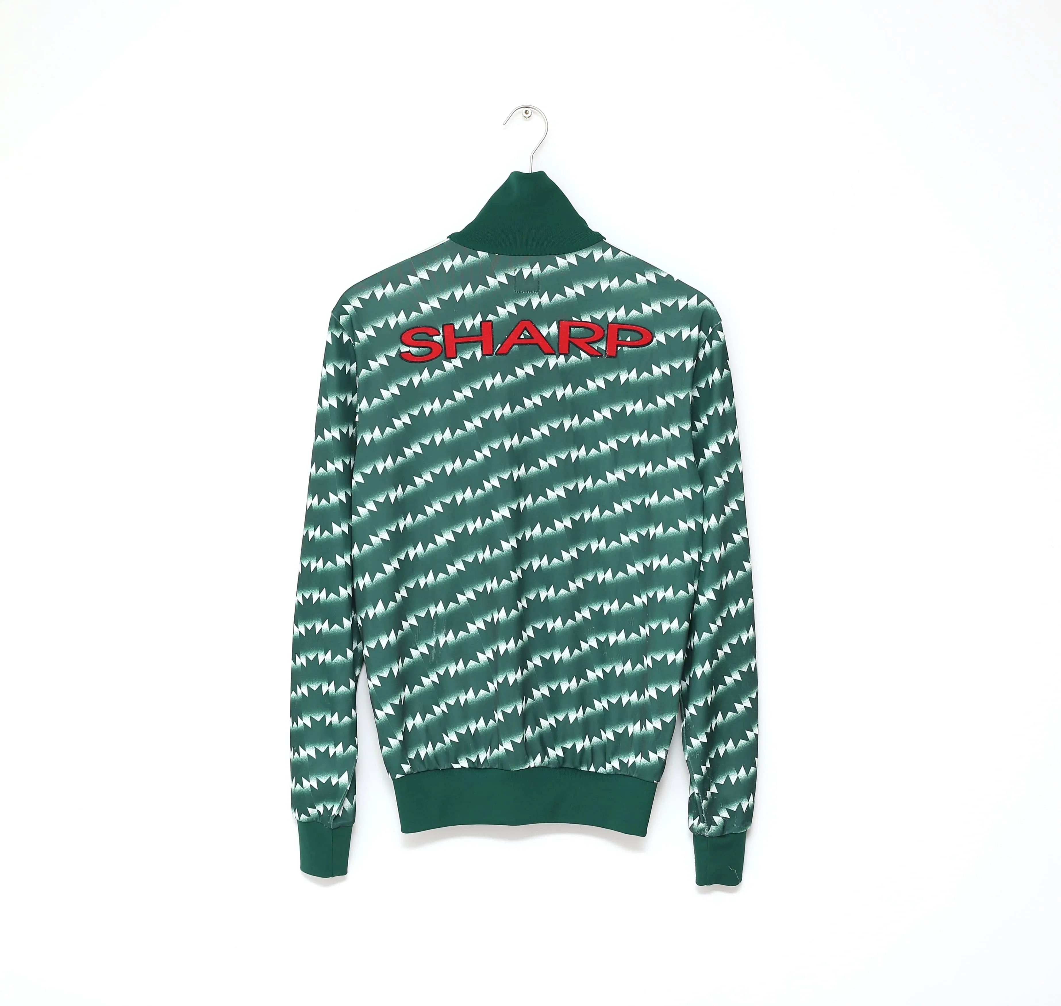 1990/92 MANCHESTER UNITED Inspired Vintage adidas Originals Retro Track Top (S)