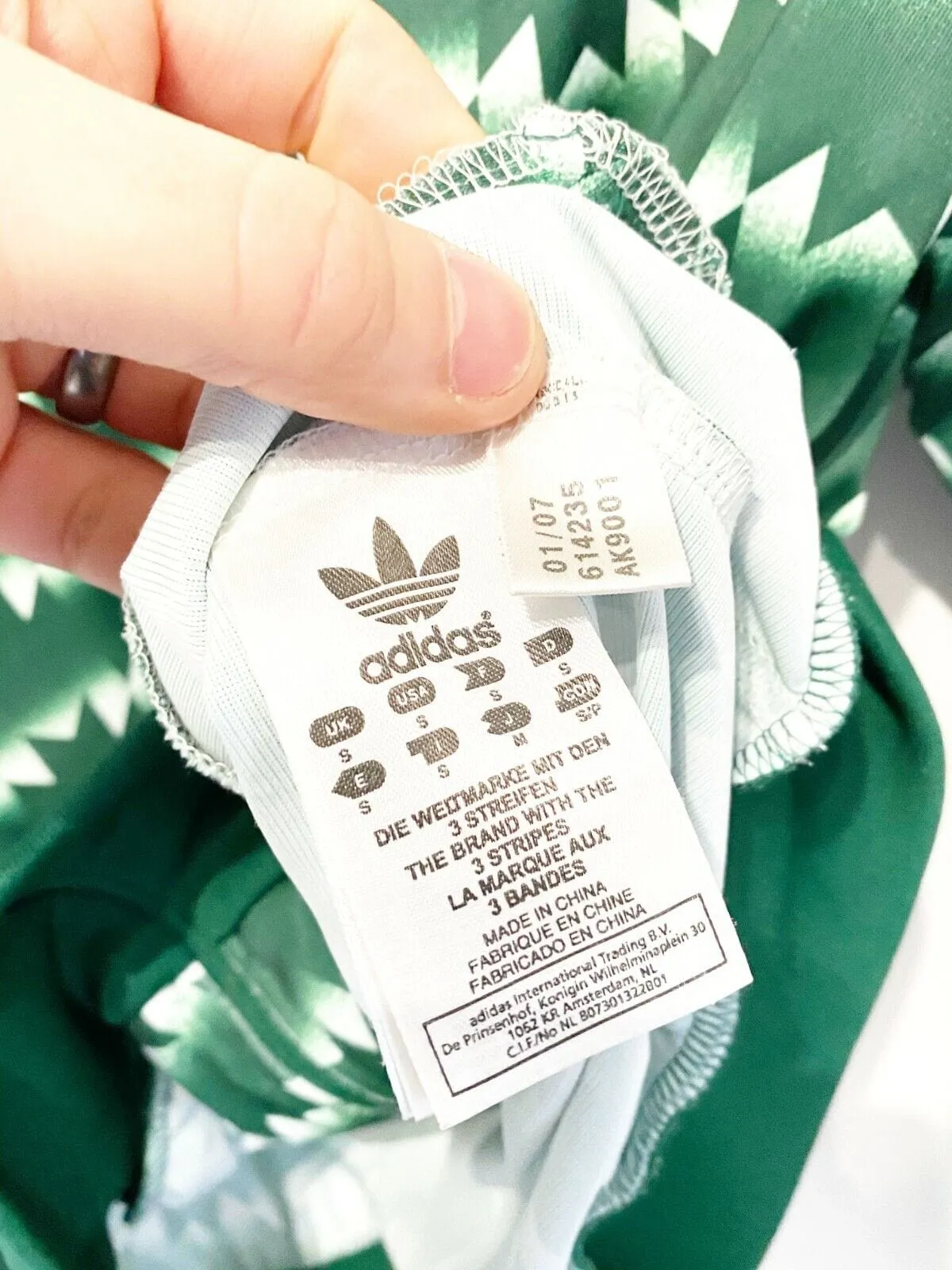 1990/92 MANCHESTER UNITED Inspired Vintage adidas Originals Retro Track Top (S)