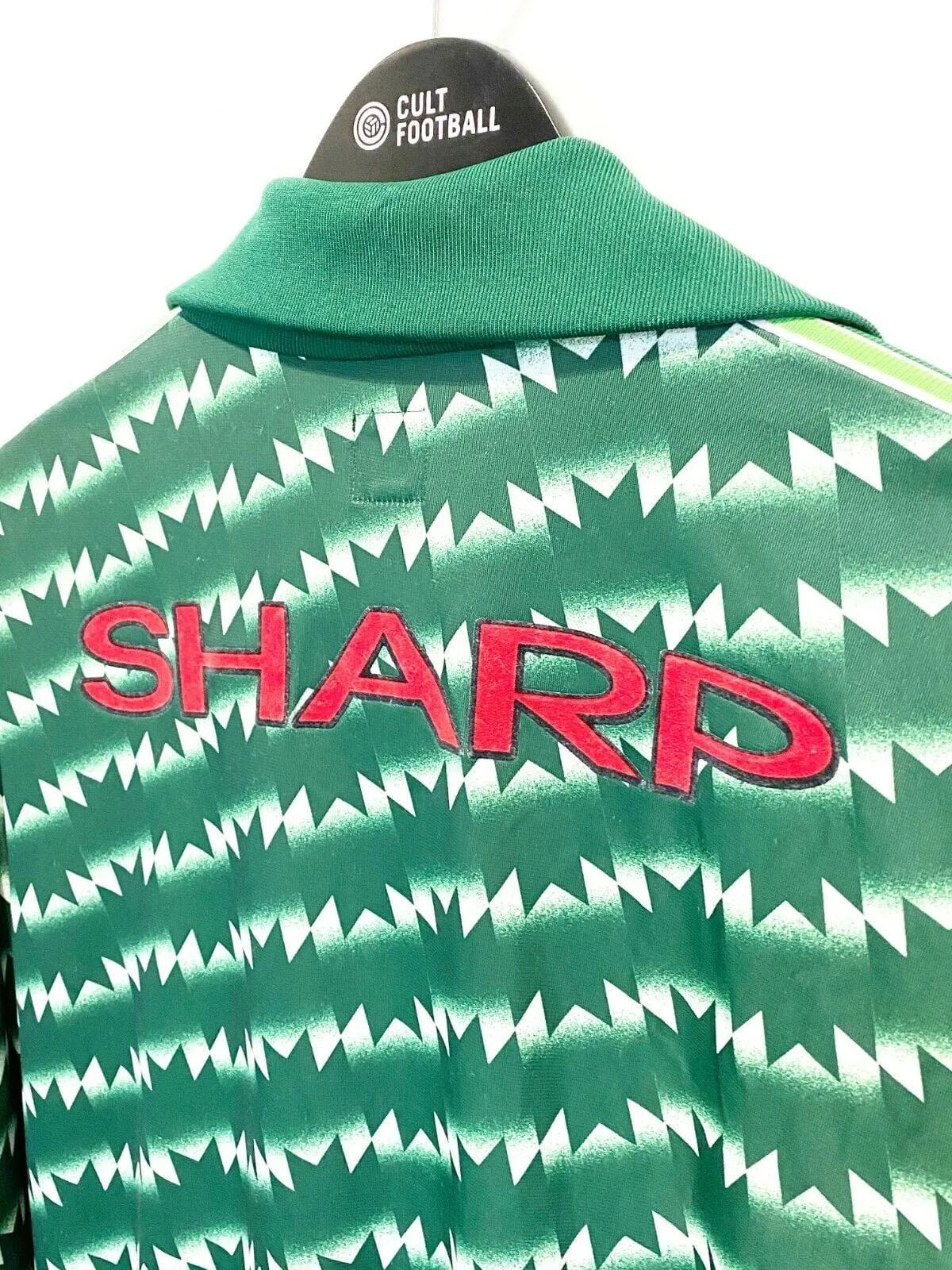 1990/92 MANCHESTER UNITED Inspired Vintage adidas Originals Retro Track Top (S)
