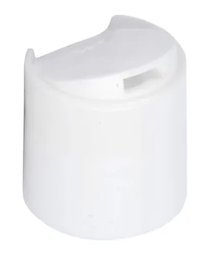20-410 White Disc Cap Top Closure (12 PACK)