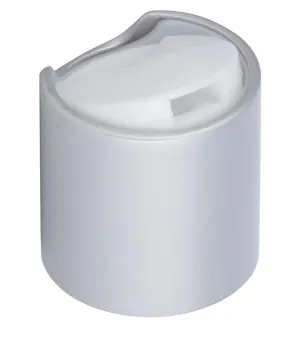 24-410 Silver Disc Cap Top Closure (12 PACK)