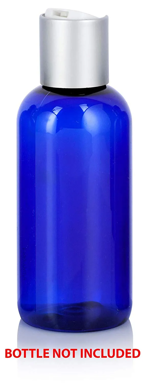 24-410 Silver Disc Cap Top Closure (12 PACK)