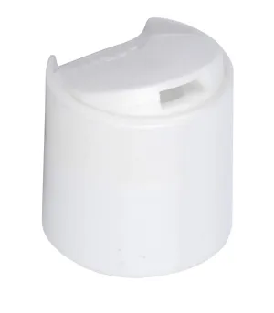 24-410 White Disc Cap Top Closure (12 PACK)
