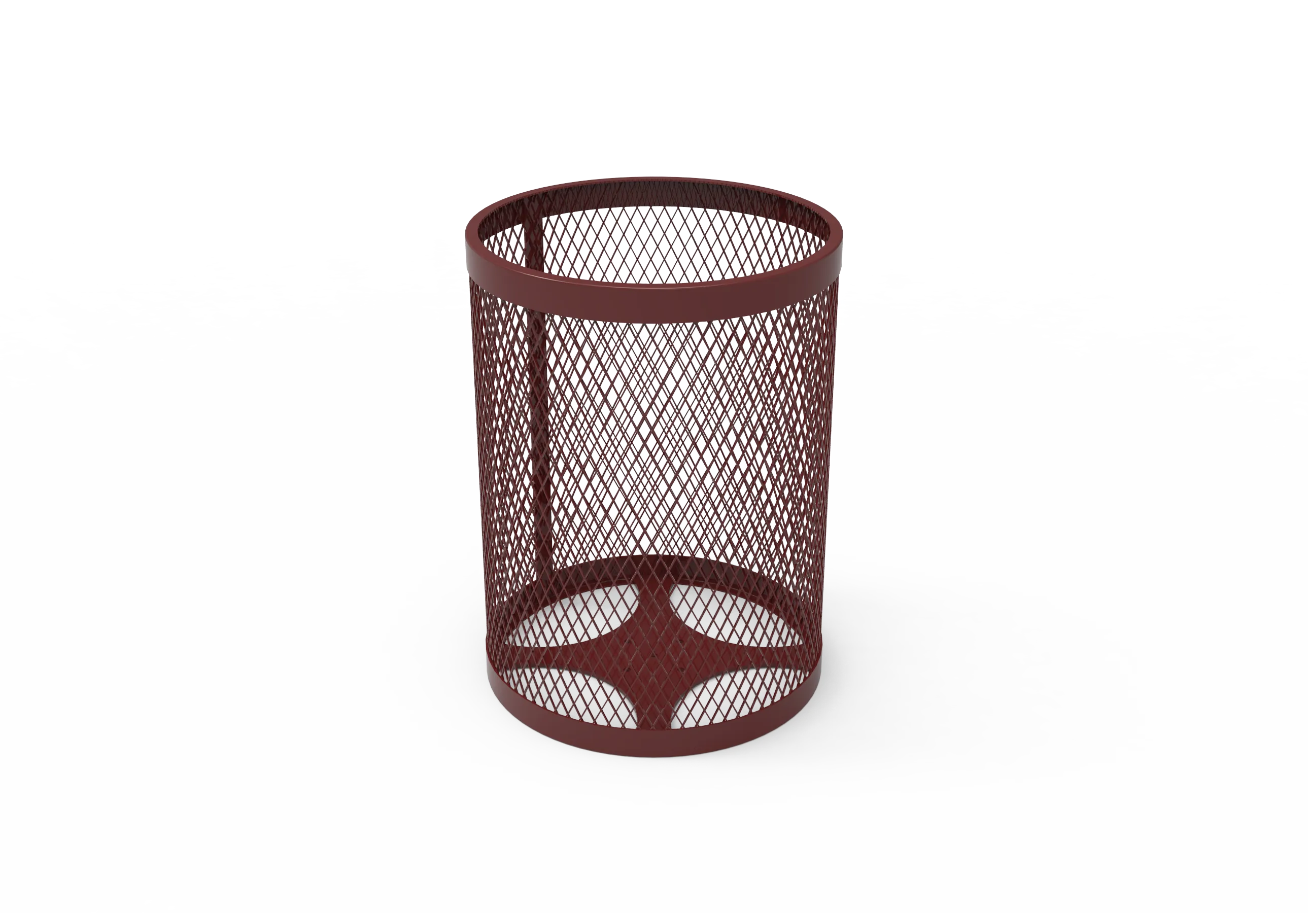 32 Gallon Trash Receptacle - Diamond Pattern