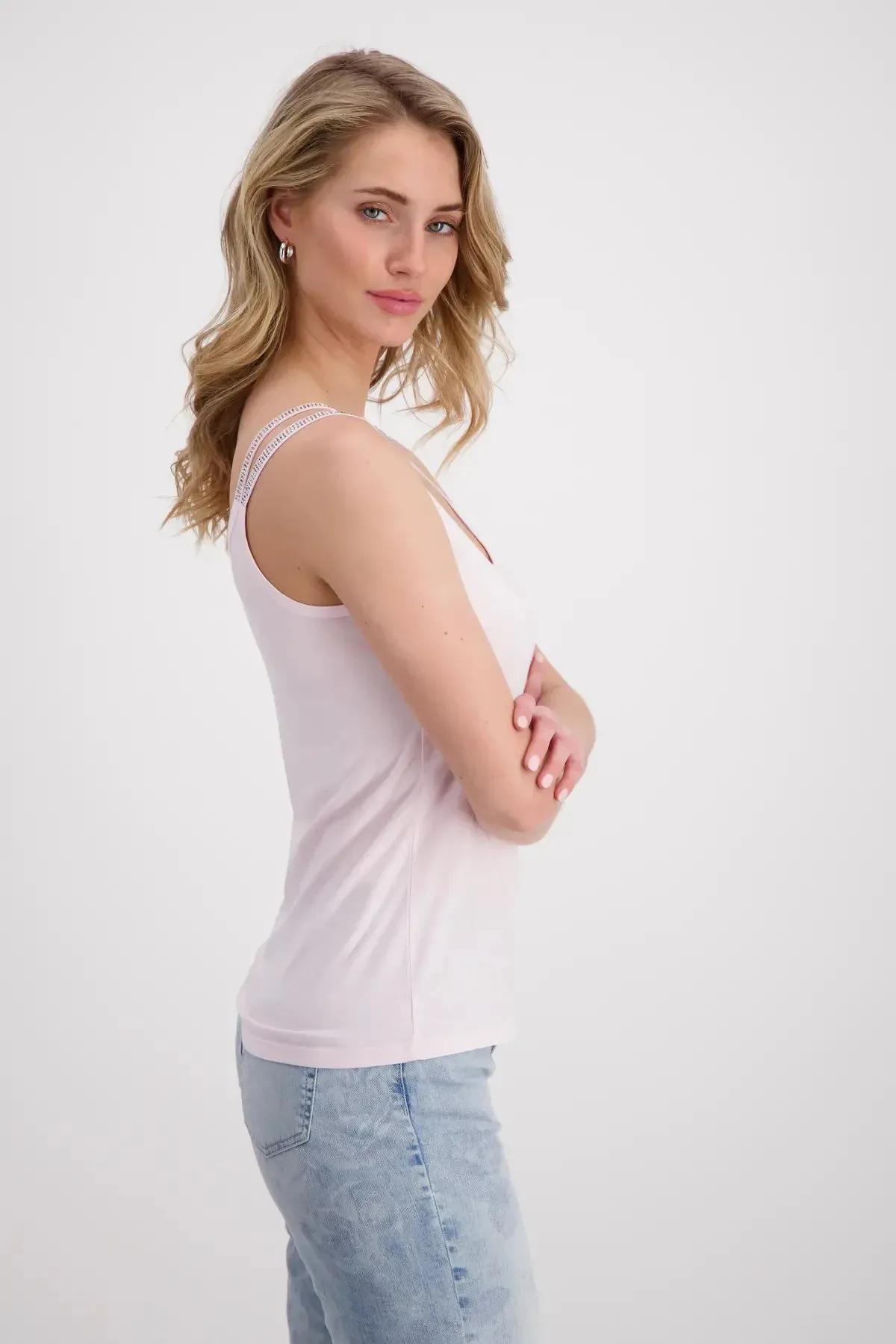 408812 Provence Tank -Flamingo