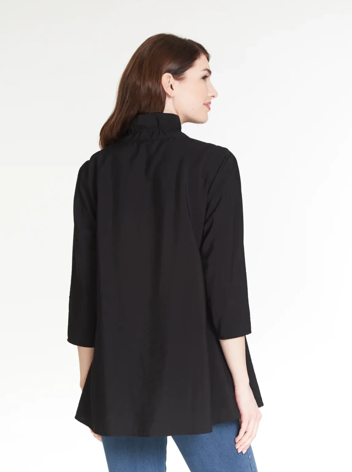 5-BTTN PLKT 3/4 SLV WIRE COLLAR Y-NK BTTN