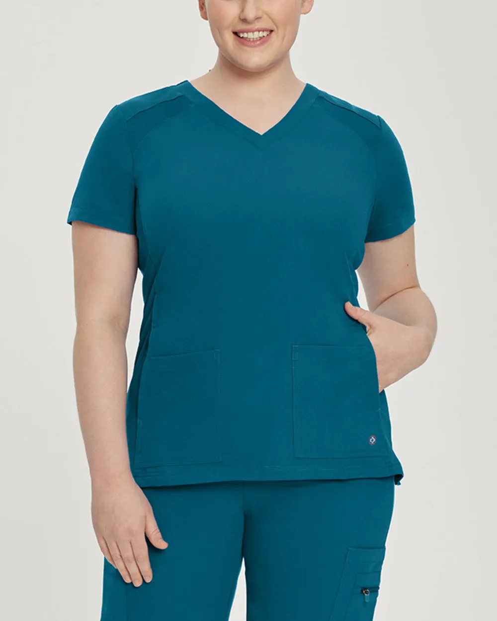 950 Athletic V-Neck Top V-Tess