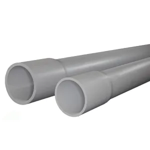 A52EA12 CANTEX 4" X 10' Rigid Schedule 40 PVC Conduit