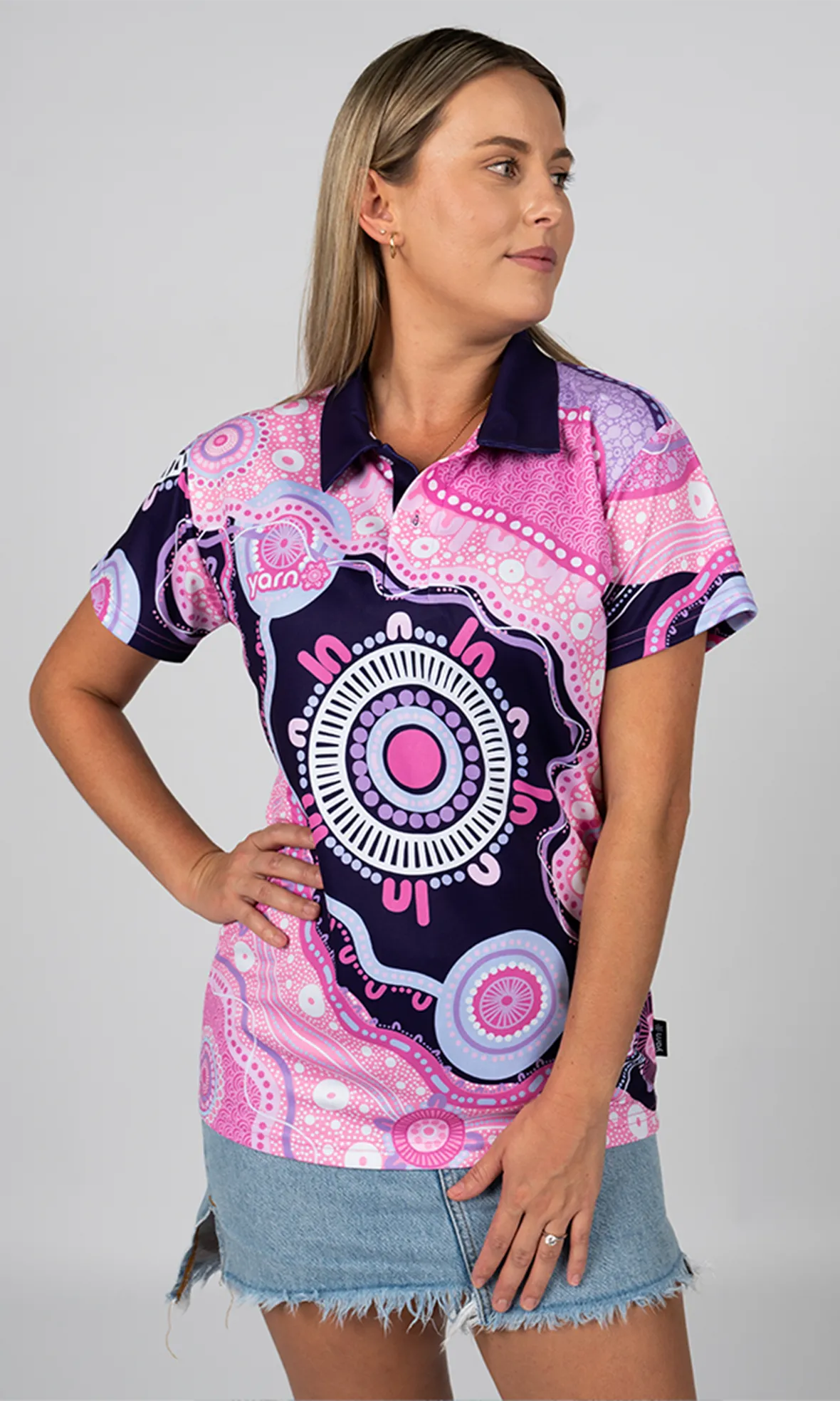 Aboriginal Art Ladies Fitted A Woman's Connection