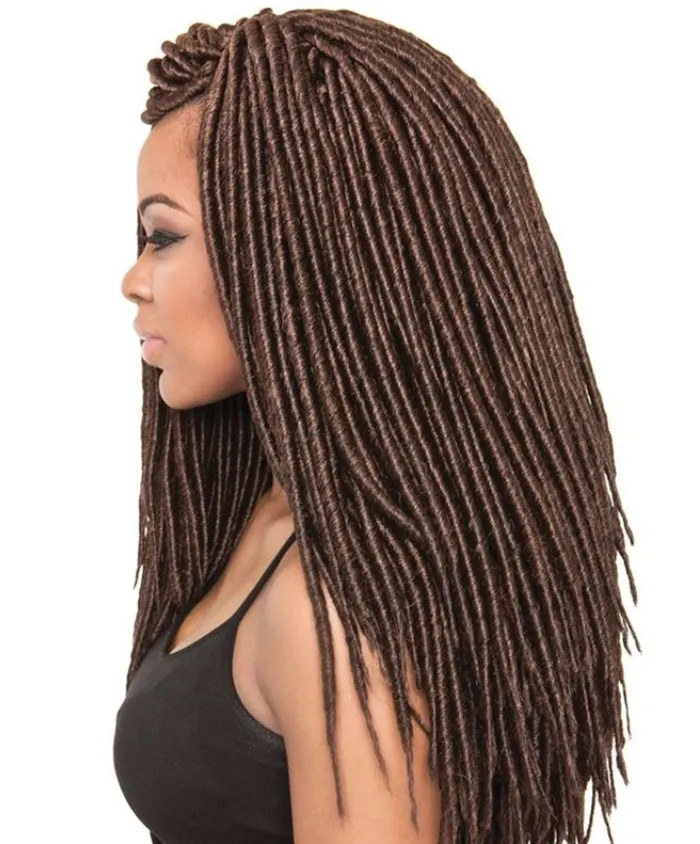 AFRI - TWB07 - SILK DREADS CROCHET BRAIDING HAIR
