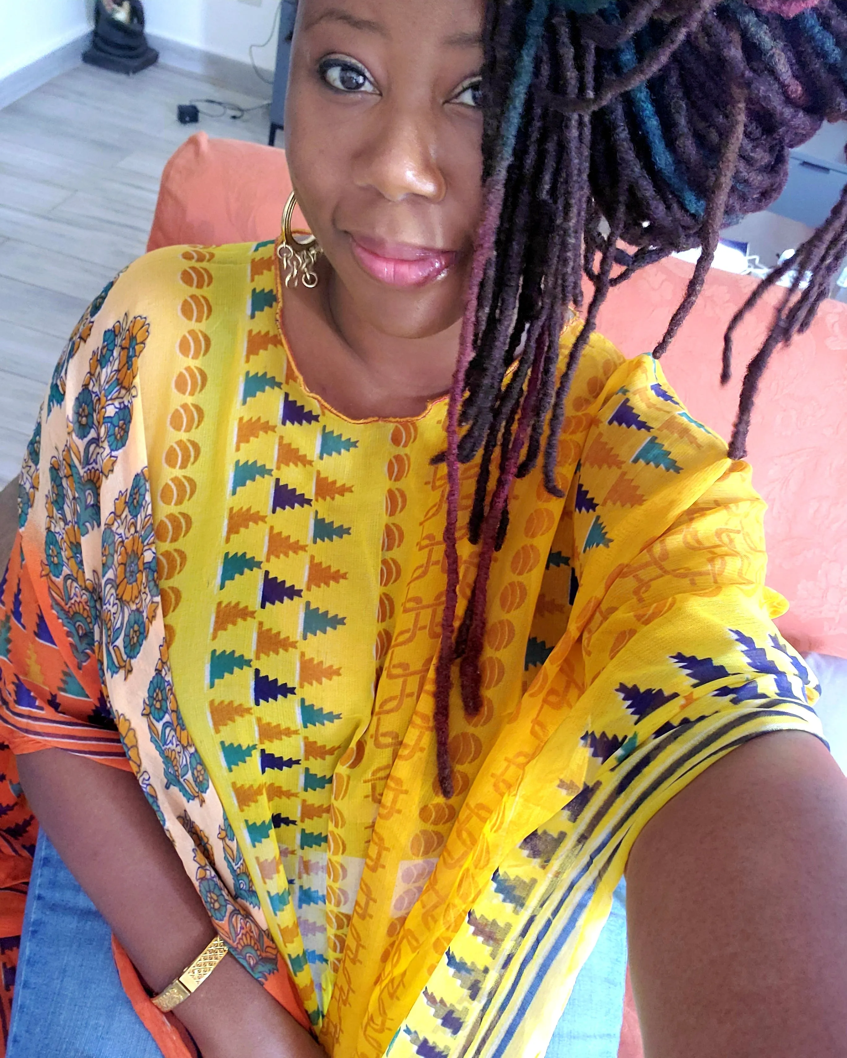 Afro-Bohemian Flow Top