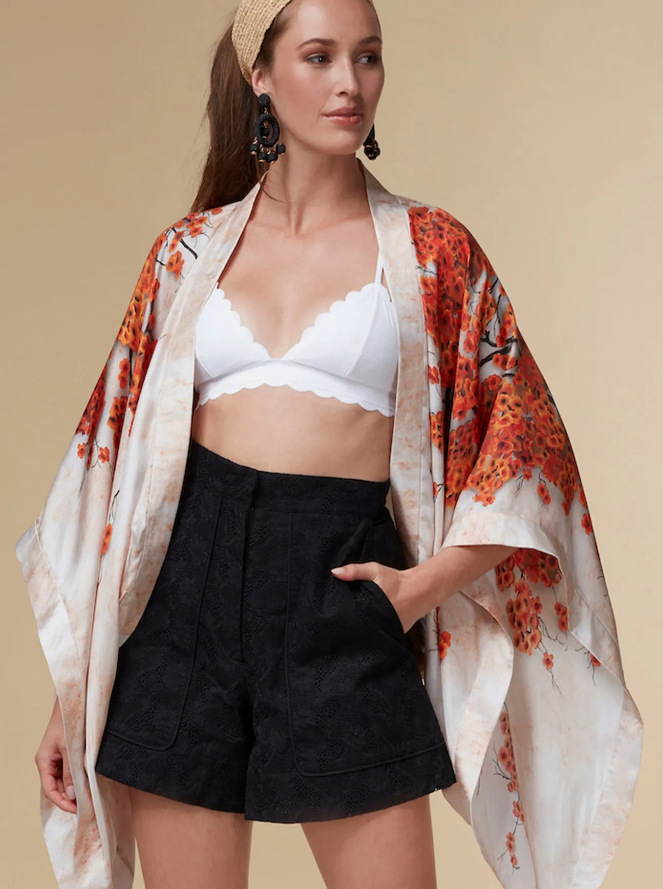 Alice Silk Kimono Top