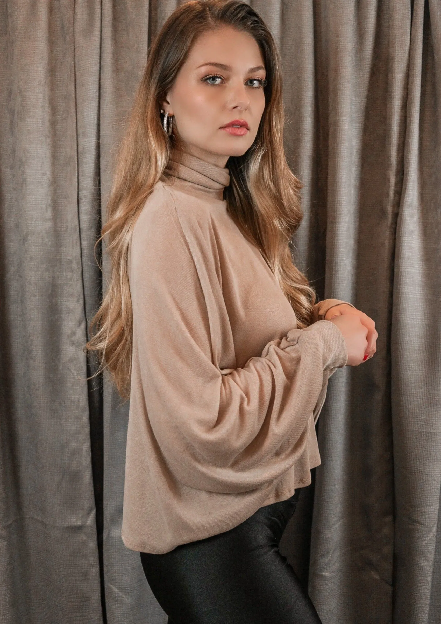 Allyson Tan Dolman Top