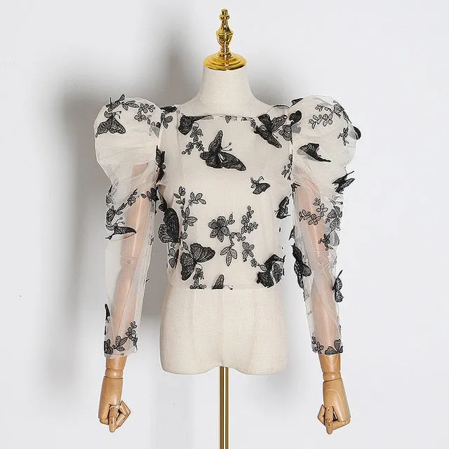 Always You Mesh Blouse