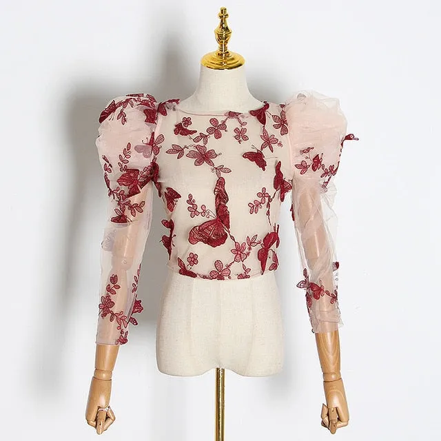 Always You Mesh Blouse