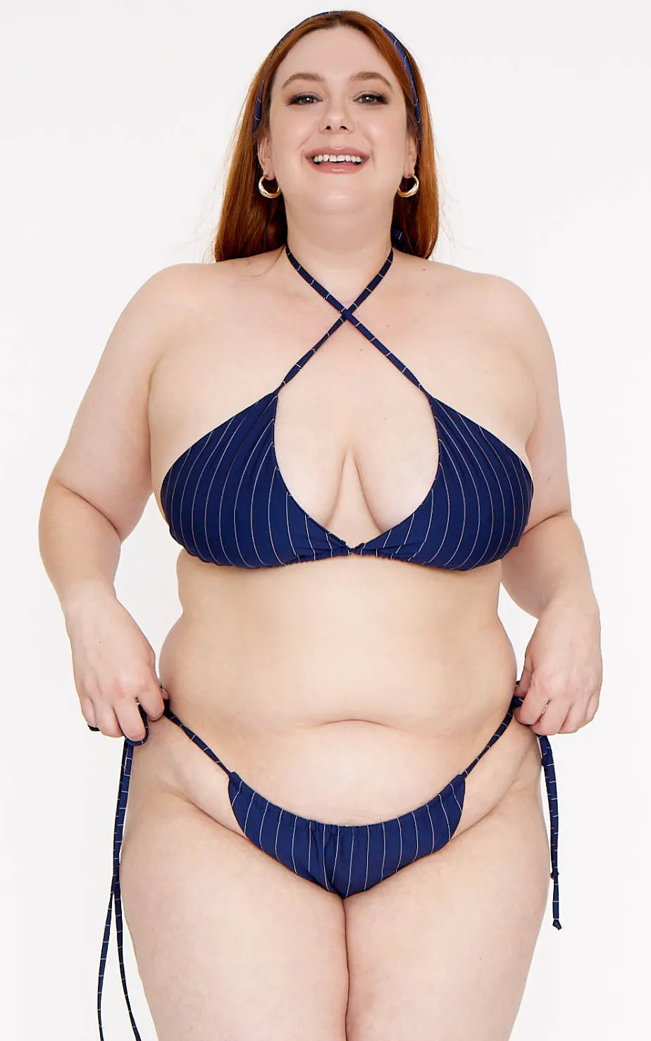 Alyssa Top in Pinstripe