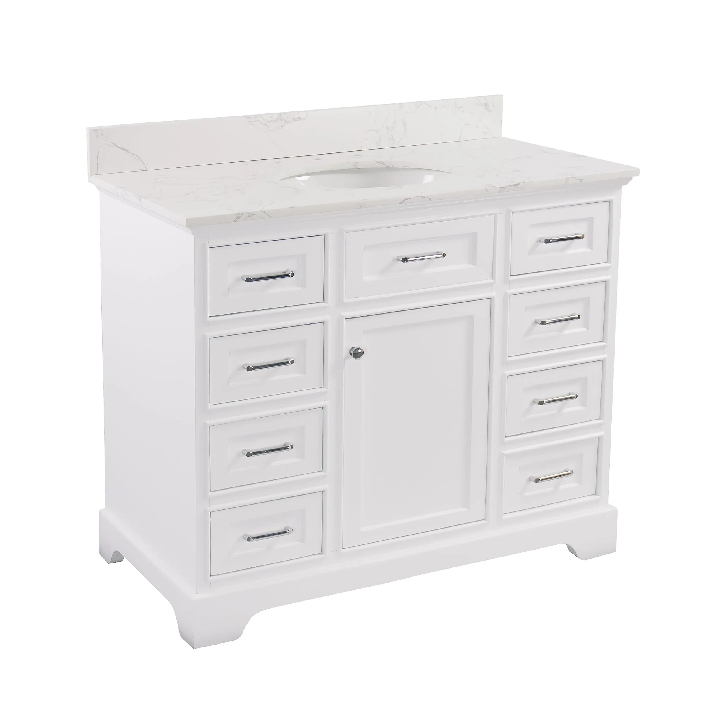Aria 42-inch Vanity with Engineered Marble Top
