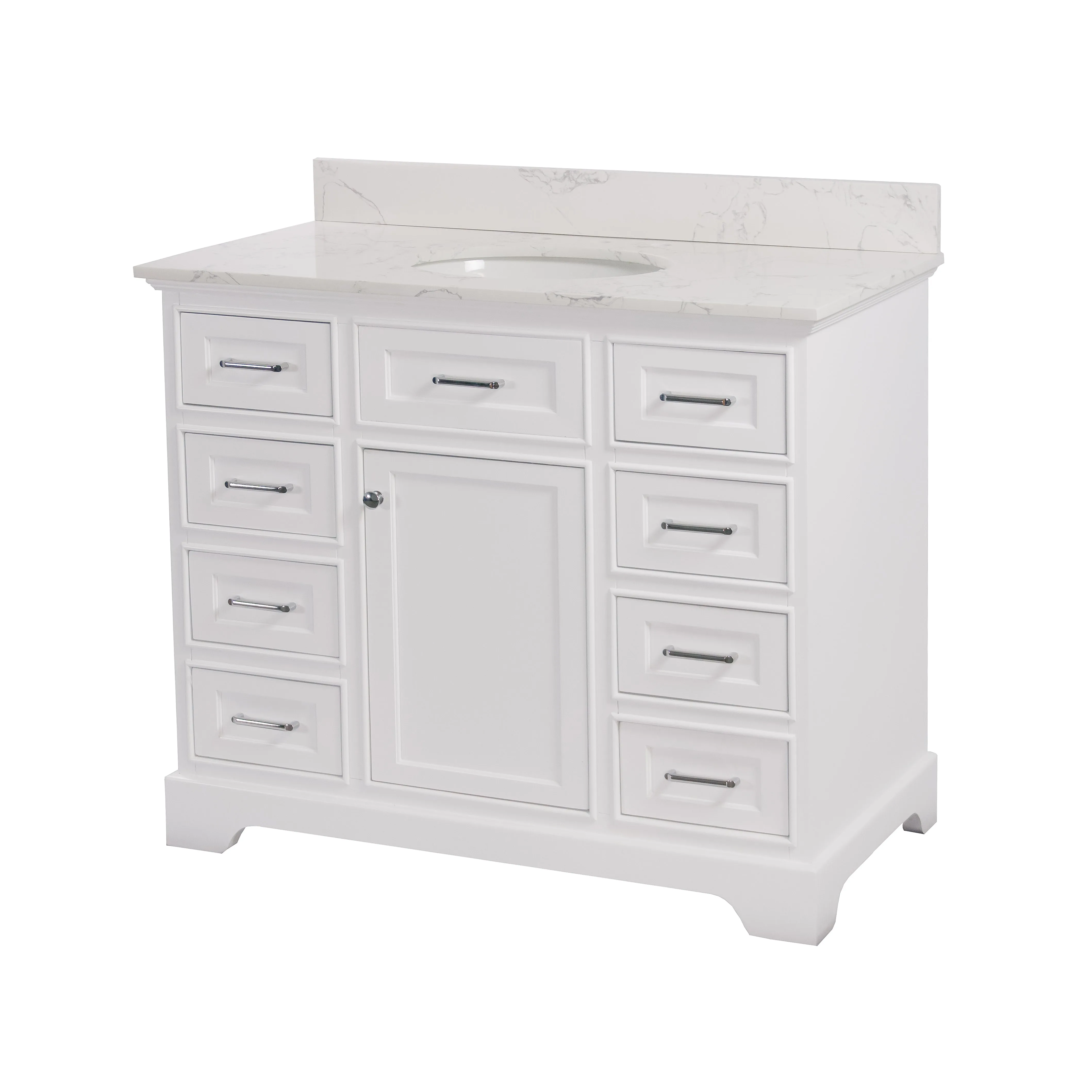 Aria 42-inch Vanity with Engineered Marble Top