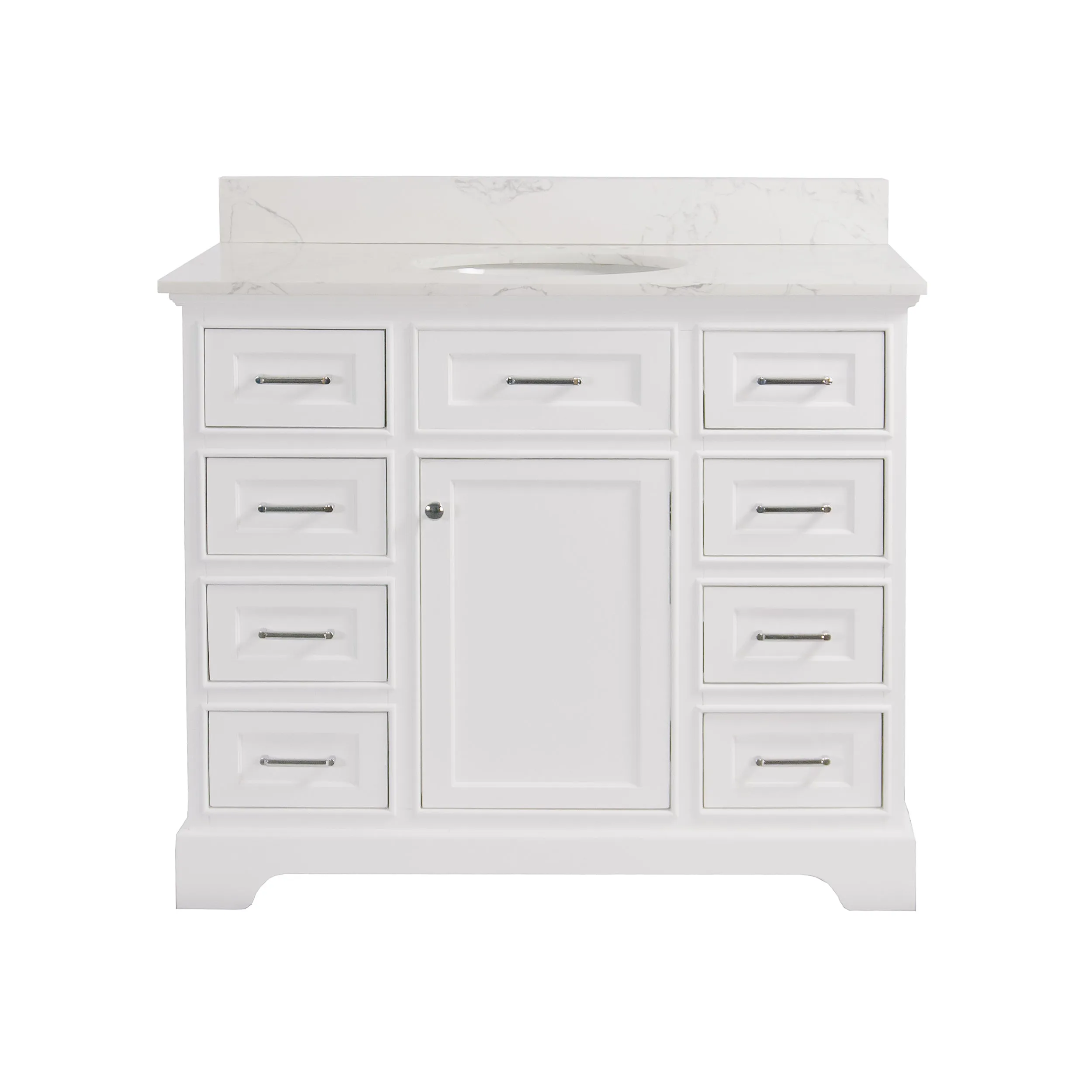 Aria 42-inch Vanity with Engineered Marble Top