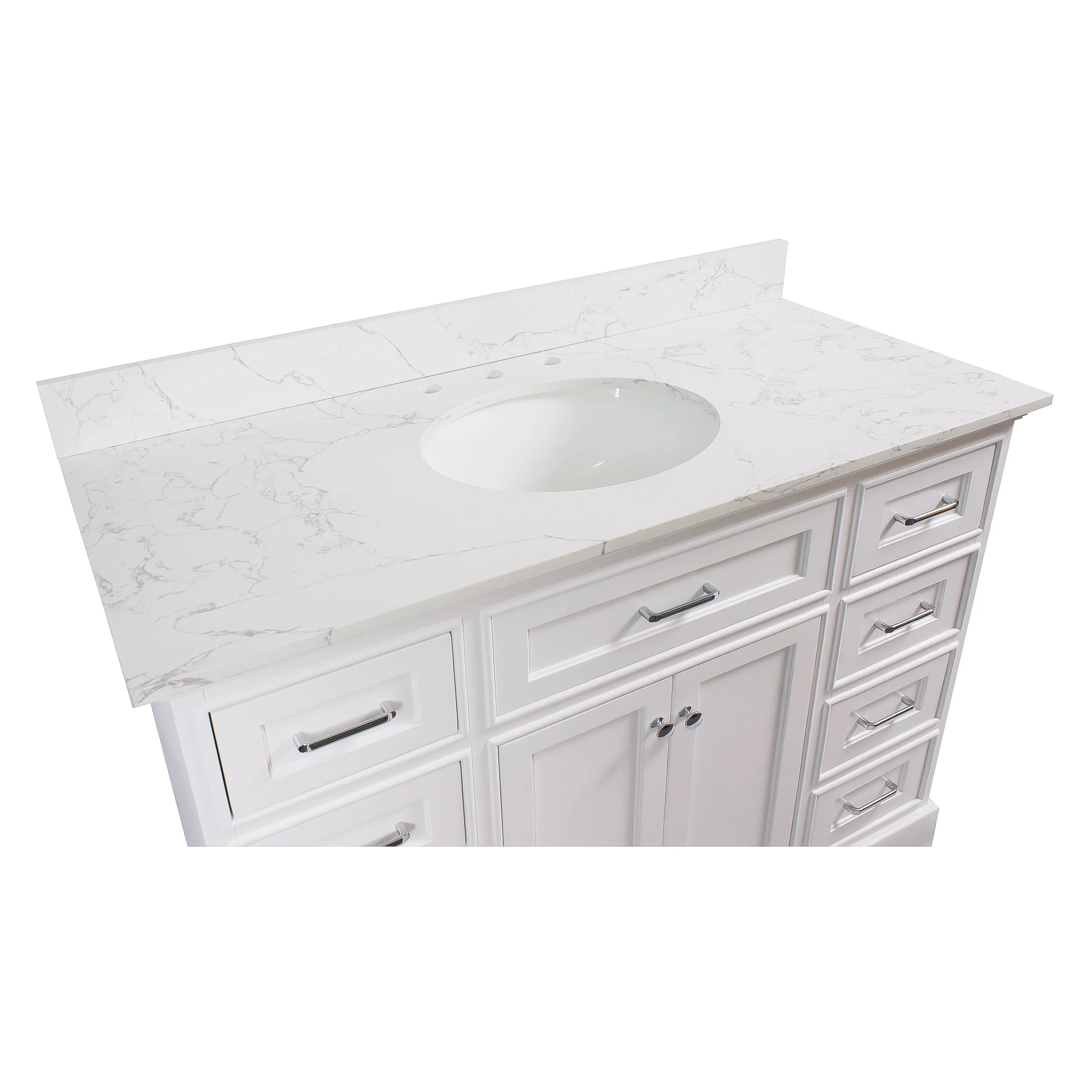 Aria 48-inch Vanity with Engineered Marble Top