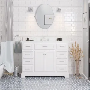 Aria 48-inch Vanity with Engineered Marble Top