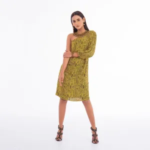 Asymmetrical One Shoulder Dress