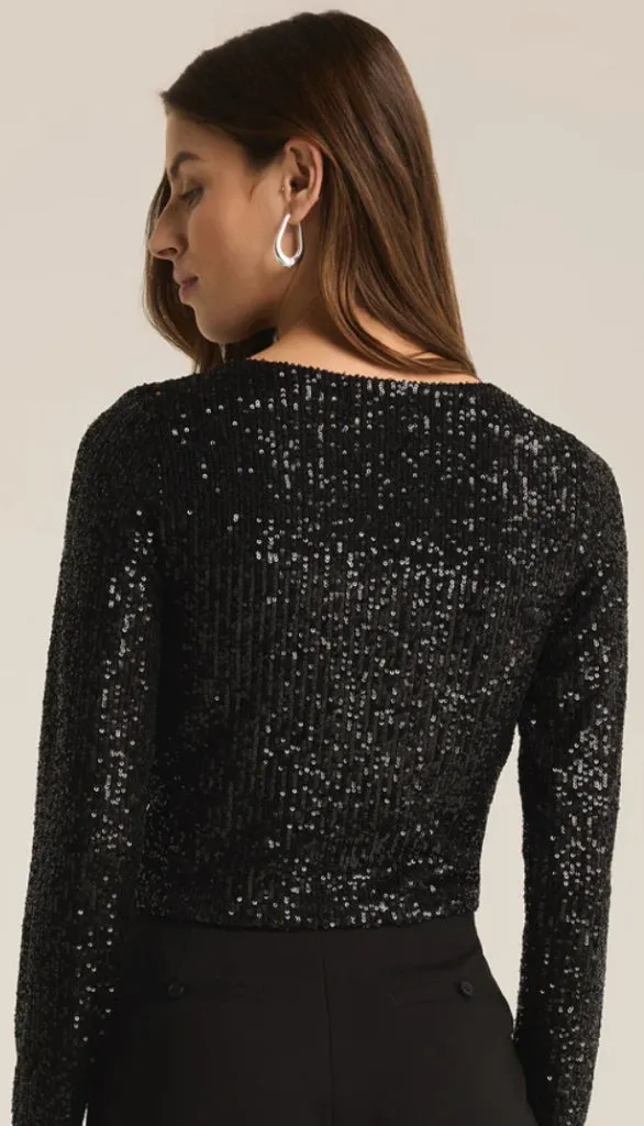 Aurora Sequin Top