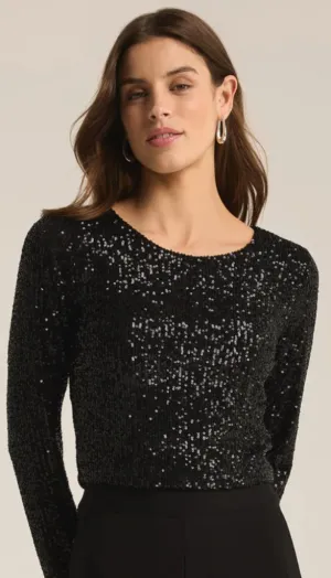 Aurora Sequin Top