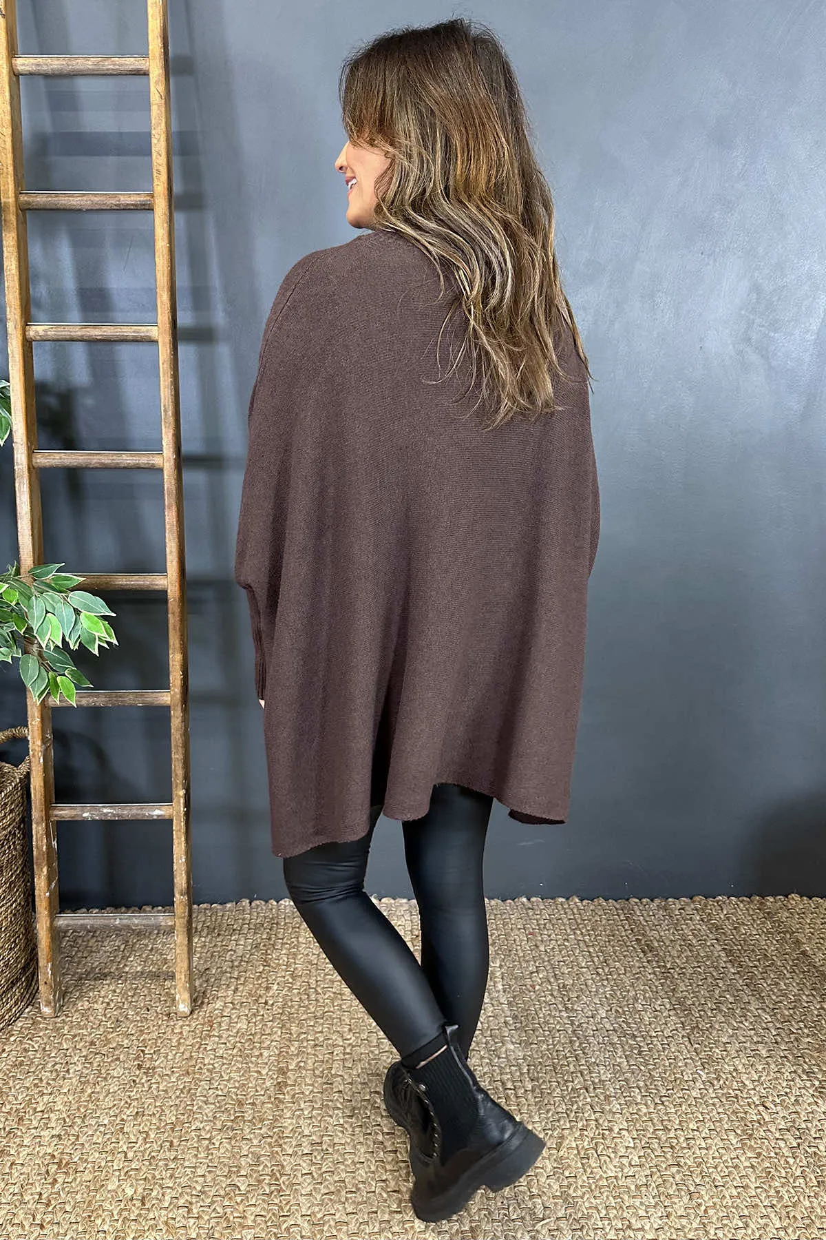 Azure Knitted Jumper Cocoa