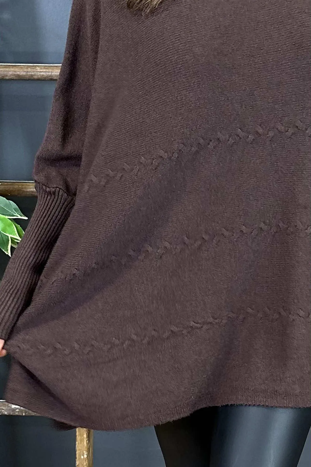 Azure Knitted Jumper Cocoa