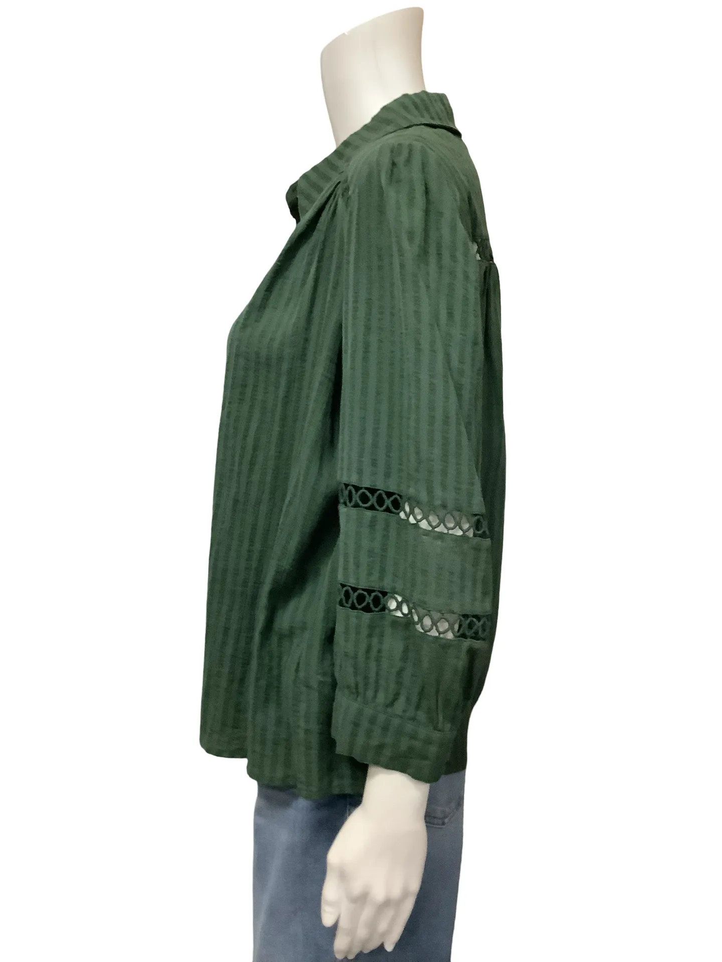 Ba&Sh Button Up Long Sleeve Blouse Size: S