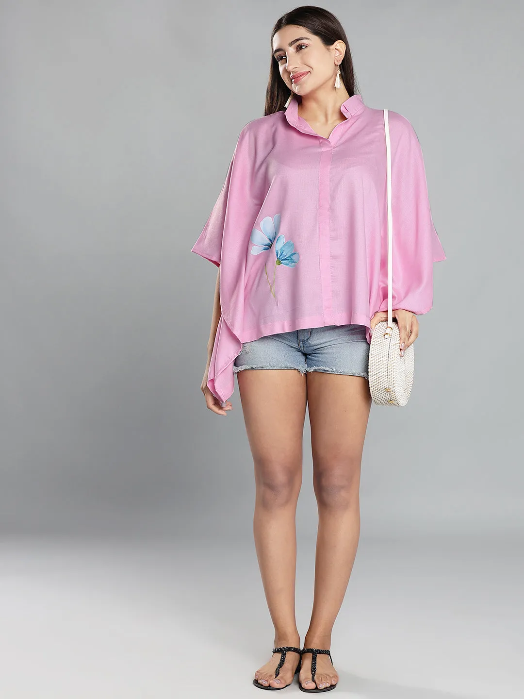 BabyPink Kaftan Top - PetitesBleues