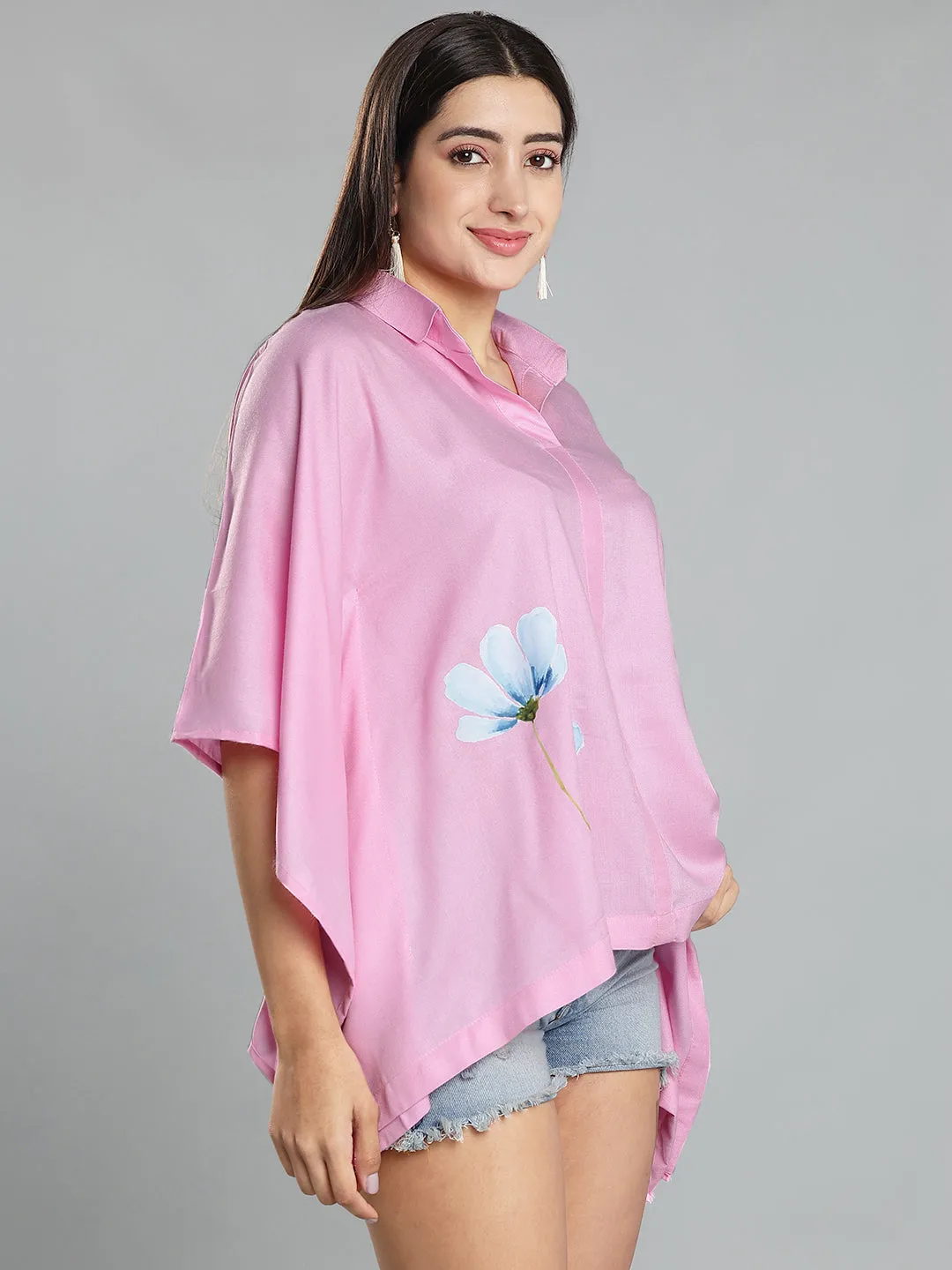BabyPink Kaftan Top - PetitesBleues
