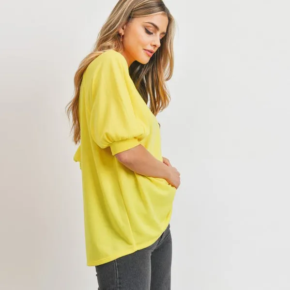 Balloon Sleeve Symphony Top