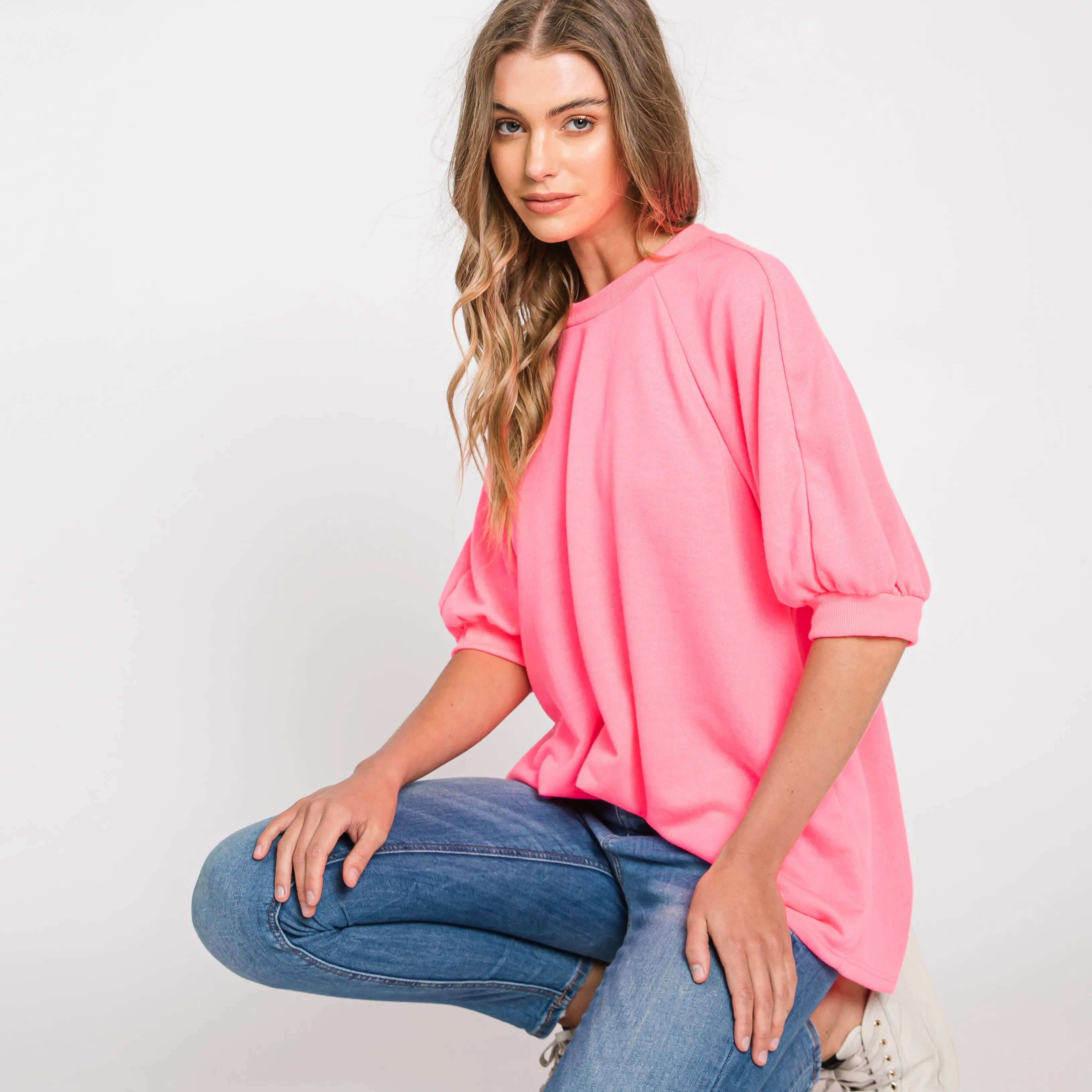Balloon Sleeve Symphony Top
