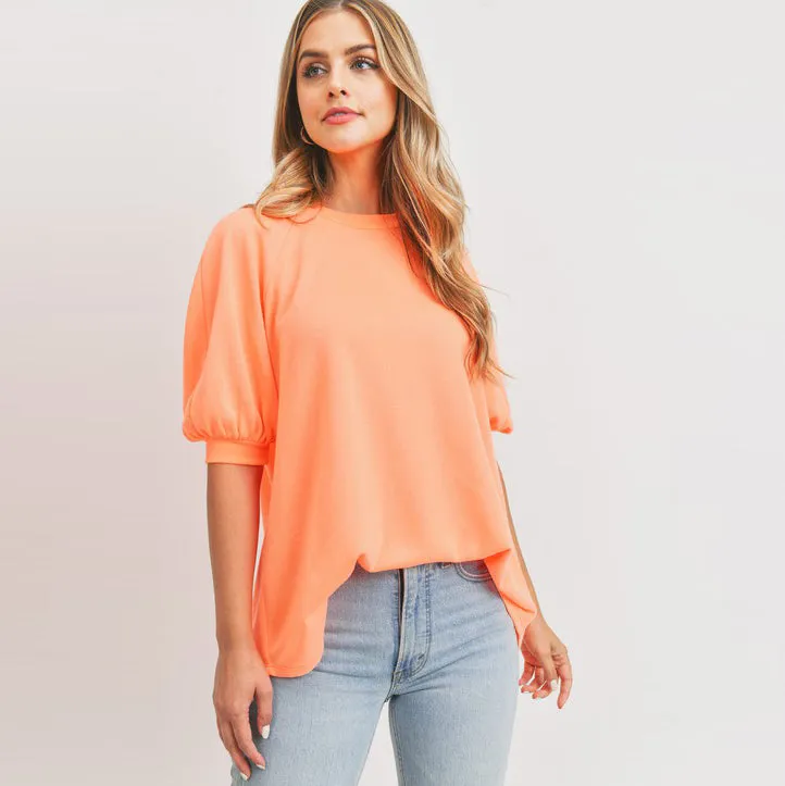 Balloon Sleeve Symphony Top