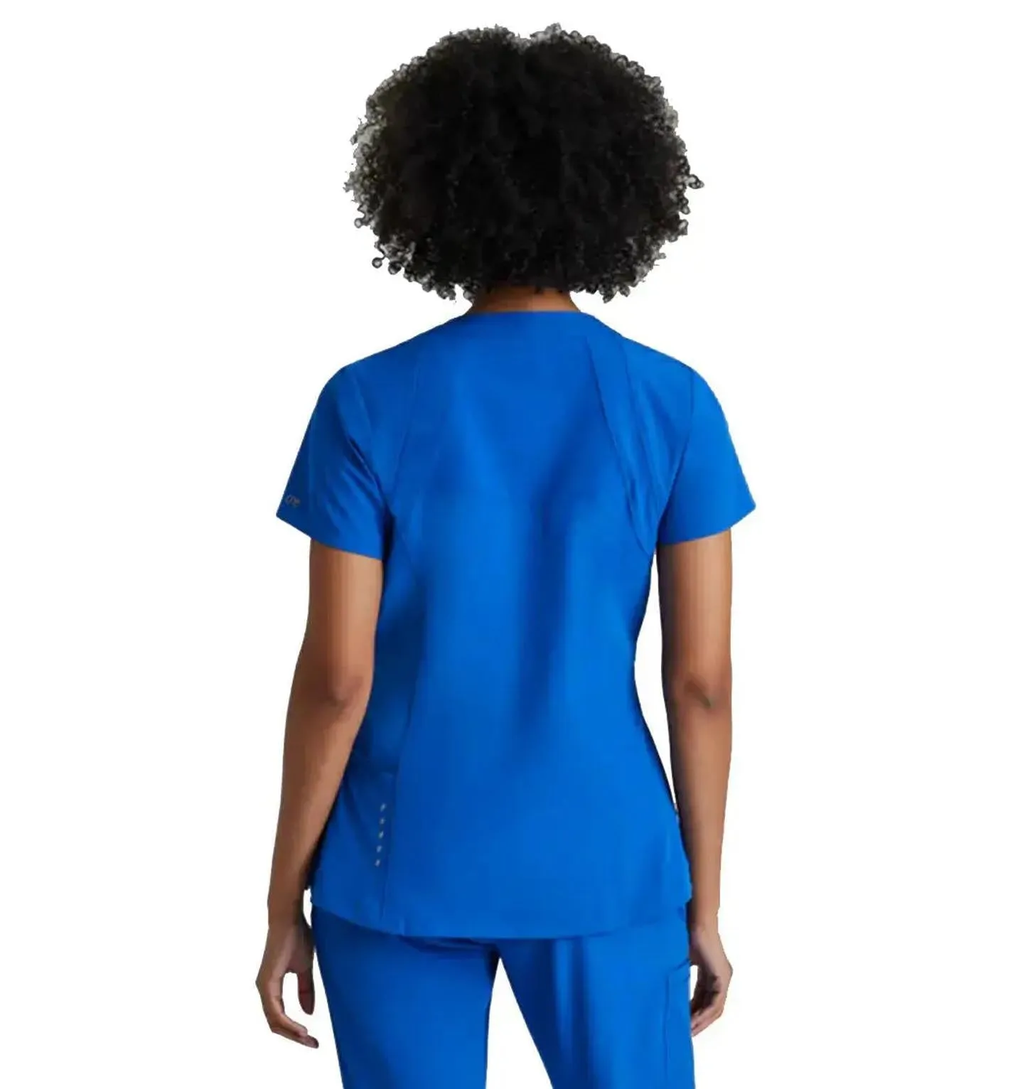 Barco One™ by Barco Racer 4-Pocket V-Neck Scrub Top-Plus