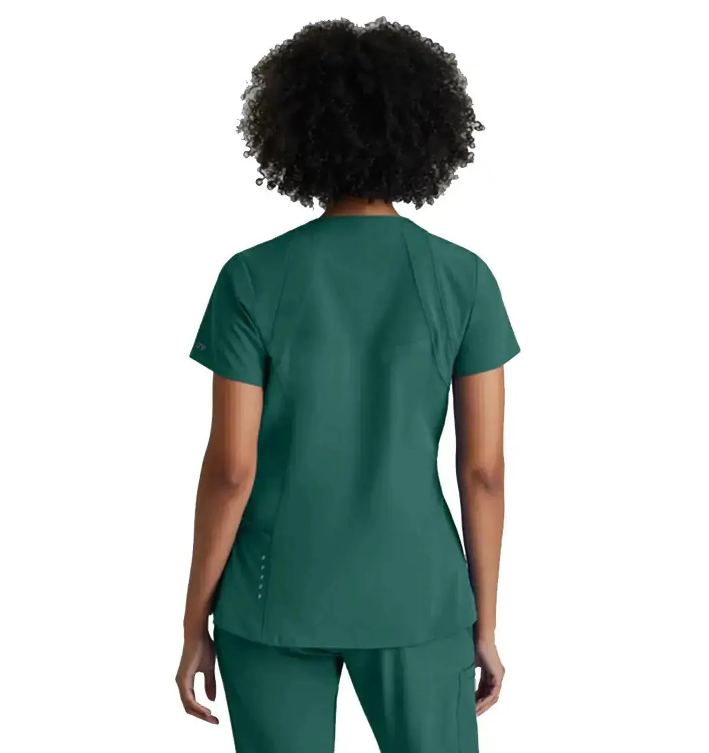 Barco One™ by Barco Racer 4-Pocket V-Neck Scrub Top-Plus