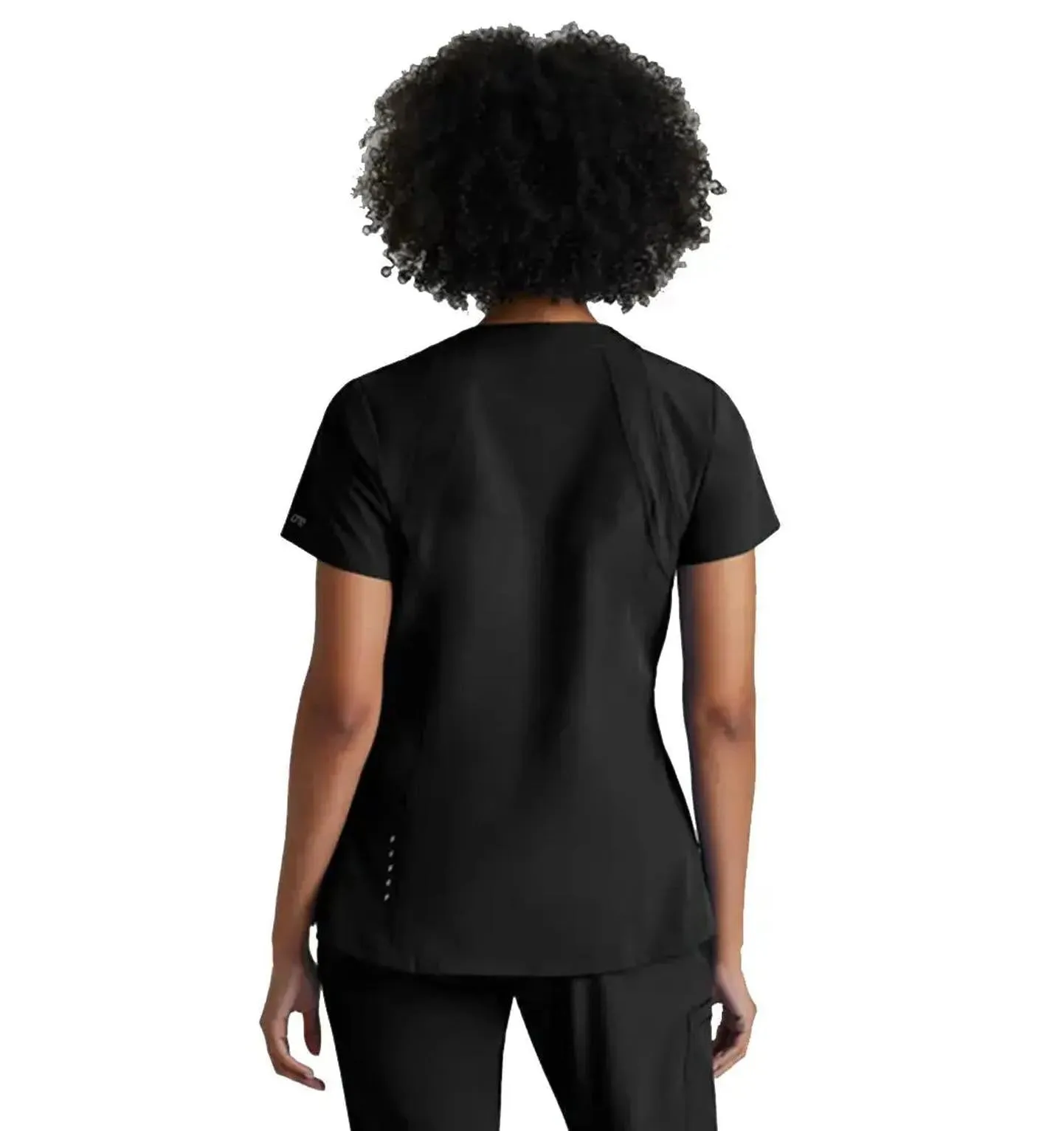Barco One™ by Barco Racer 4-Pocket V-Neck Scrub Top-Plus