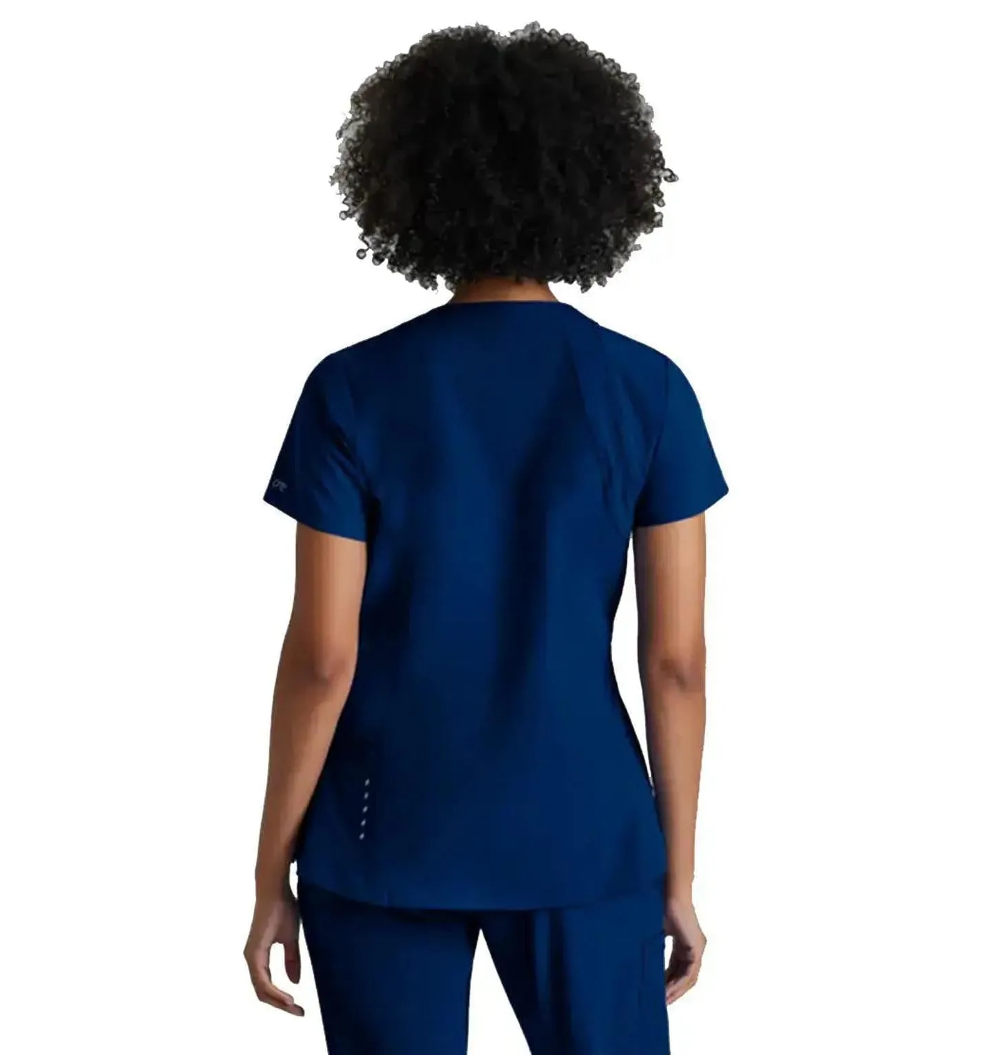 Barco One™ by Barco Racer 4-Pocket V-Neck Scrub Top-Plus