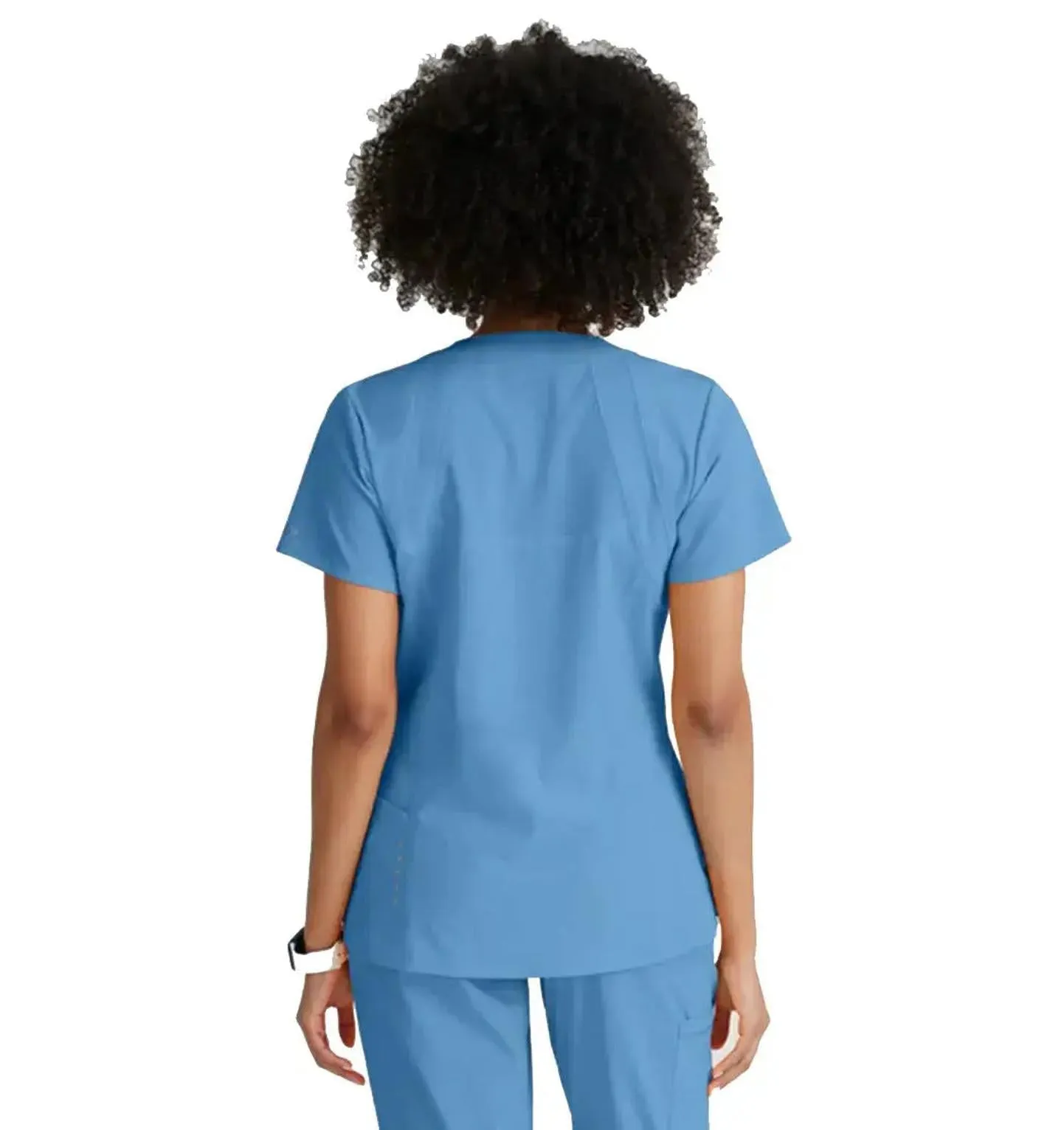 Barco One™ by Barco Racer 4-Pocket V-Neck Scrub Top-Plus