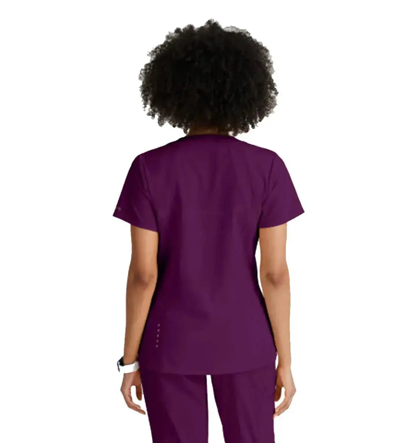 Barco One™ by Barco Racer 4-Pocket V-Neck Scrub Top-Plus