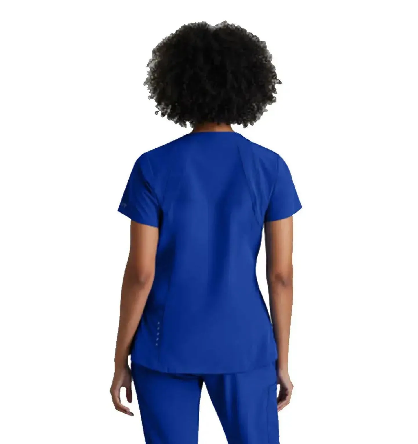 Barco One™ by Barco Racer 4-Pocket V-Neck Scrub Top-Plus