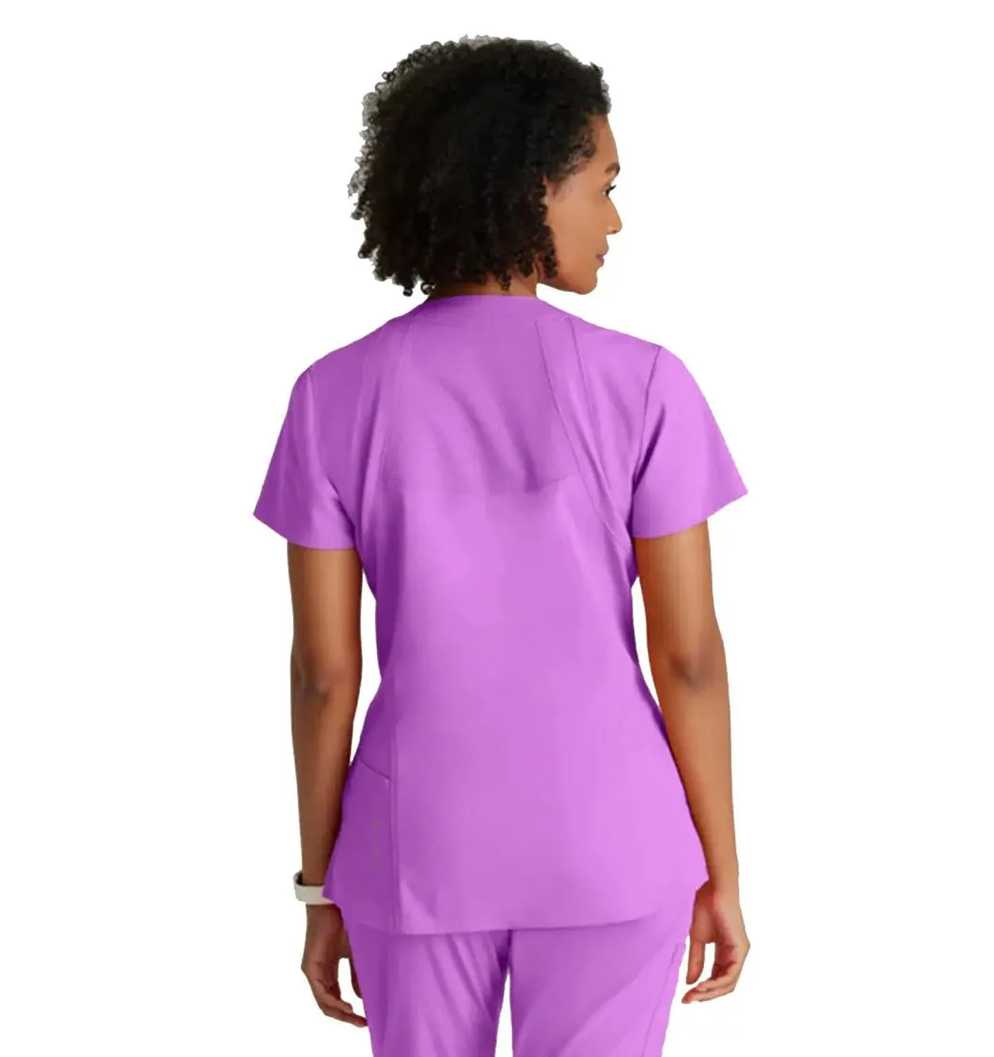 Barco One™ by Barco Racer 4-Pocket V-Neck Scrub Top-Plus