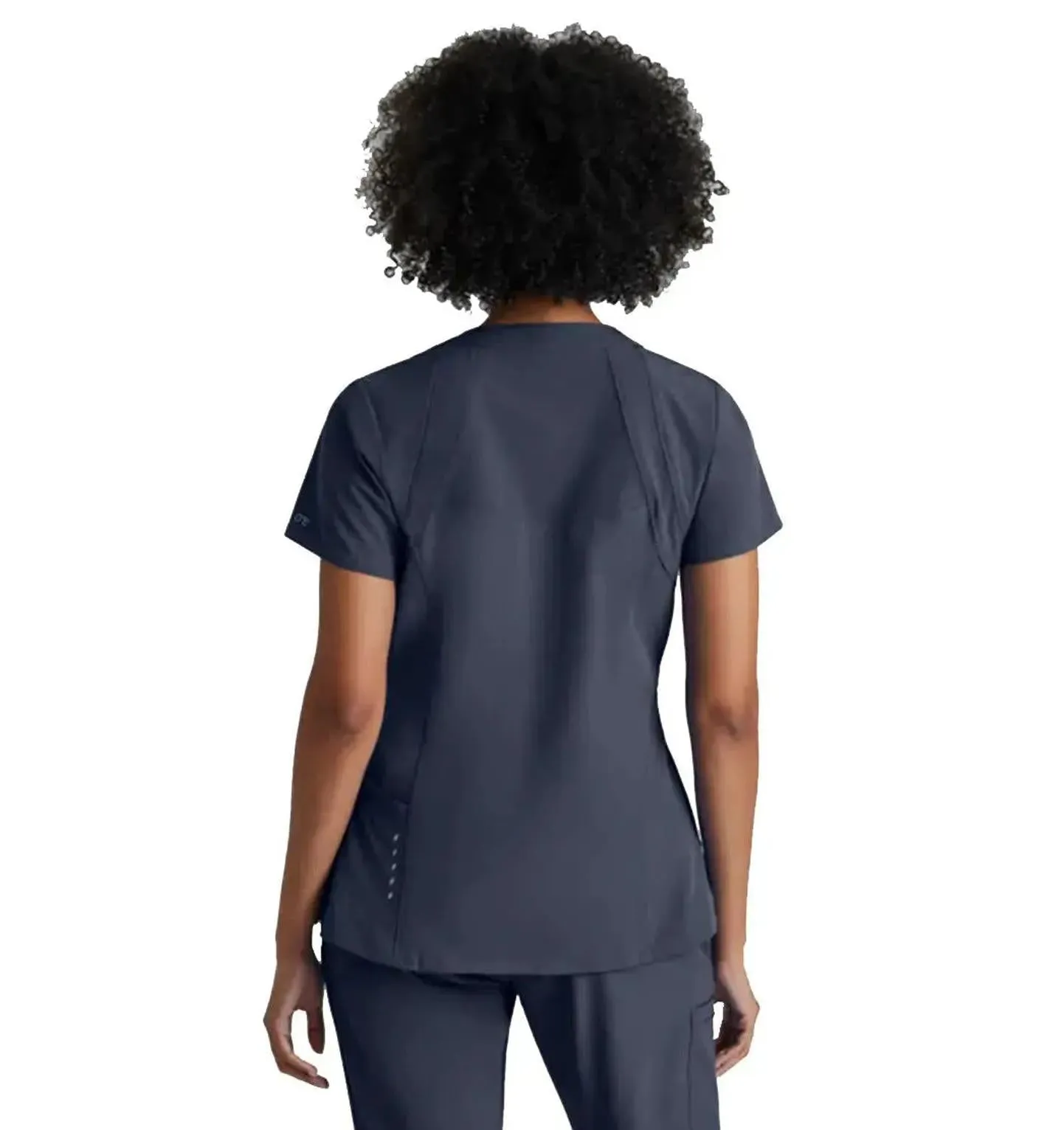 Barco One™ by Barco Racer 4-Pocket V-Neck Scrub Top-Plus