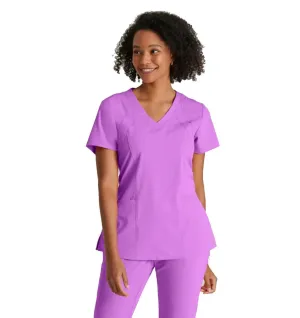 Barco One™ by Barco Racer 4-Pocket V-Neck Scrub Top