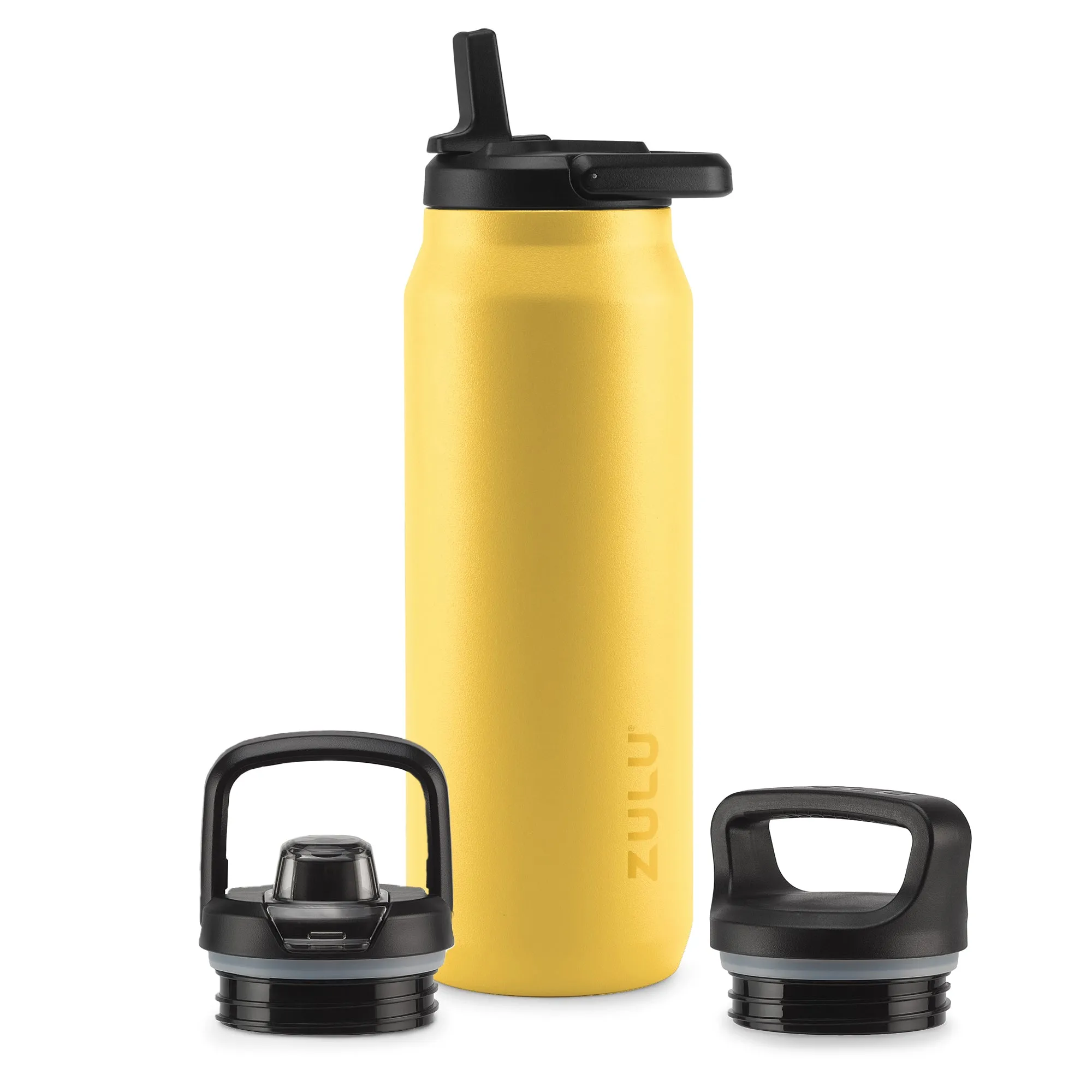 Base Stainless Steel Bottle With Three Lids
