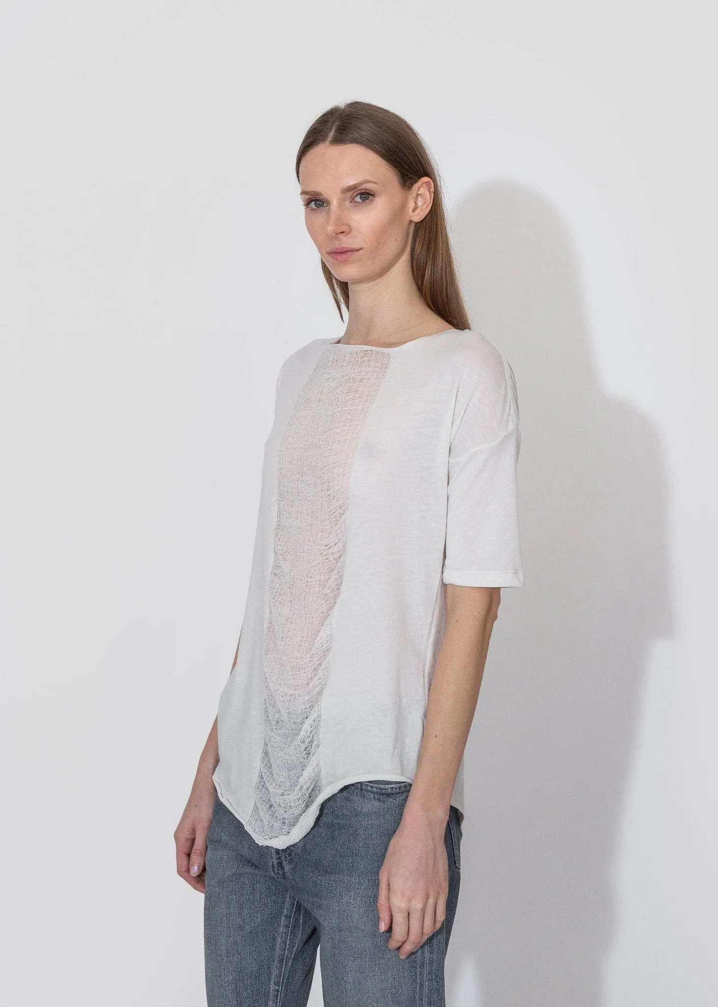 Basic Tee in Dirty White