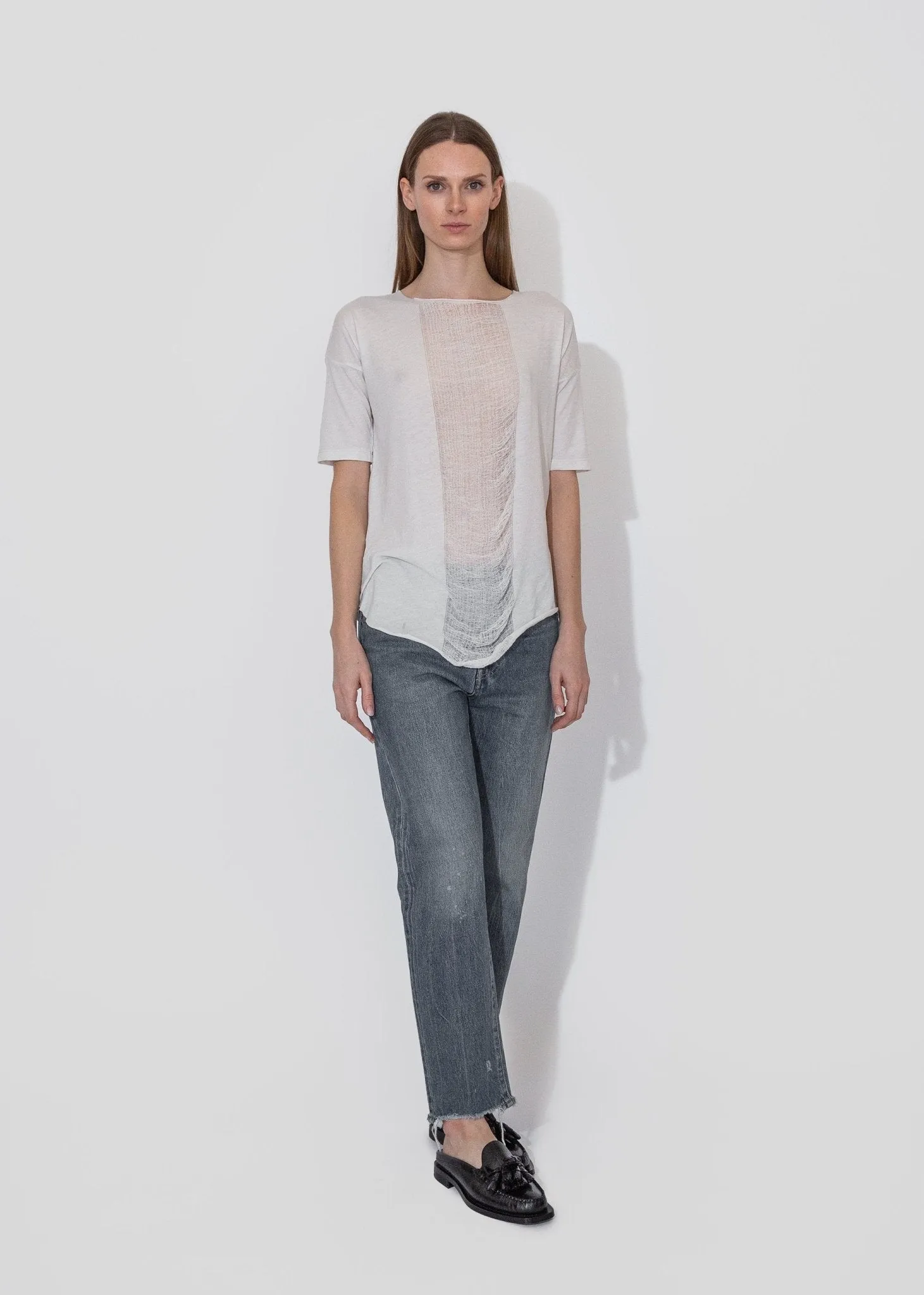 Basic Tee in Dirty White